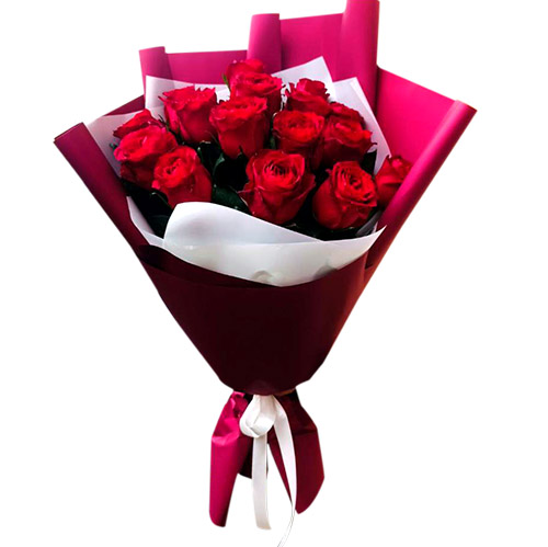 Фото товара 15 червоних троянд
